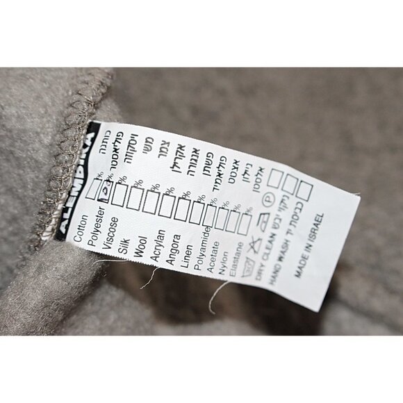 Alembika - Button Front, Convertible Collar Oversized Jacket- High Pile Fleece S - Picture 5 of 11